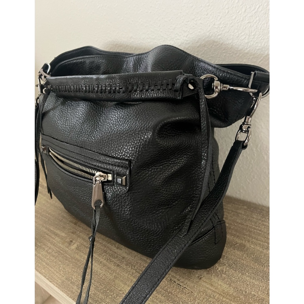 Rebecca Minkoff pebble leather 2 way bag purse - Picture 2 of 15
